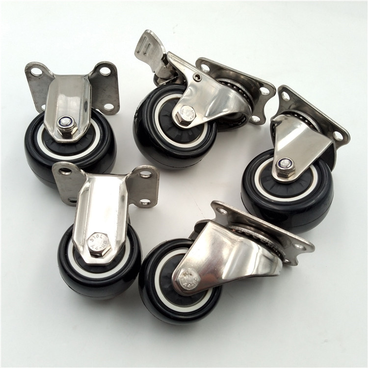 2 inches Stainless steel casters (5)