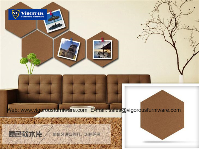 Customize Shape Wall Covering Oak Granule Sticker Poster Vigorous08
