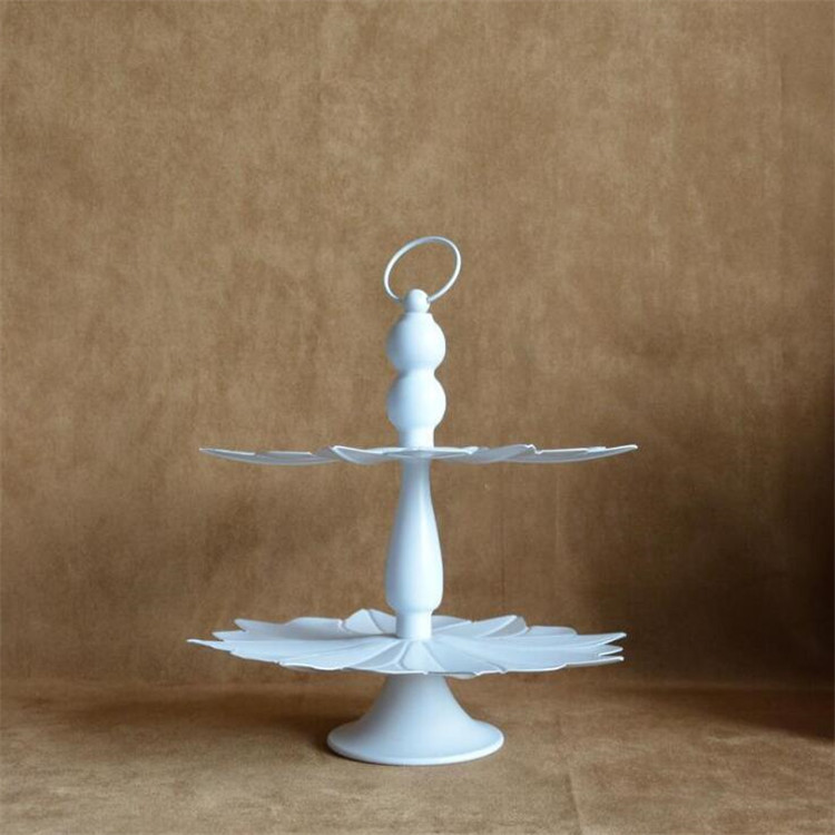 Metal cake stand plates 5