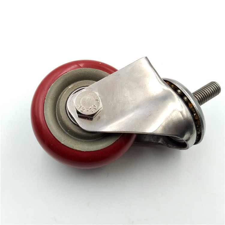 Stainless steel casters wheel with stem (2)