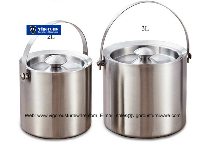 Vigorous Stainless steel Ice Bucket and LED Water Proof 1L 1.5L 2L 3L with handle20