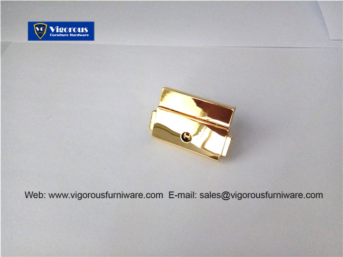 Vigorous hardware of handbag button lock gold plating wooden box lock48