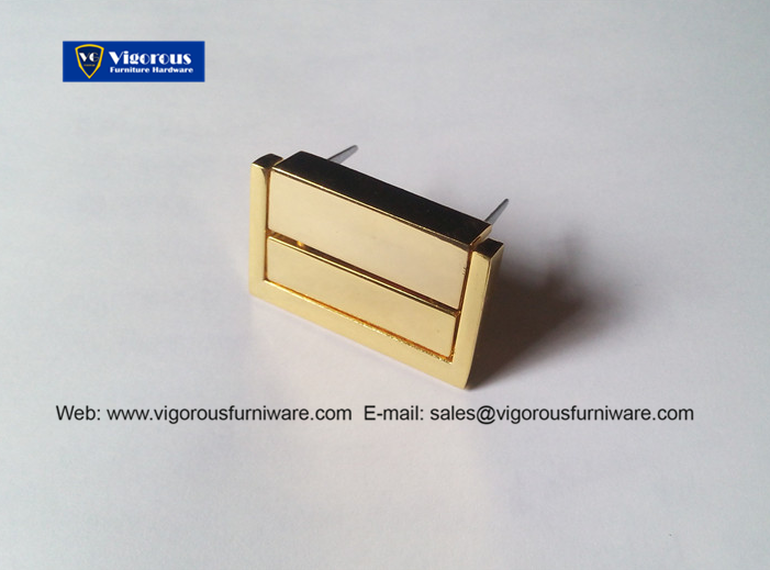 Vigorous hardware of small bag lock rose gold plating wooden box lock15