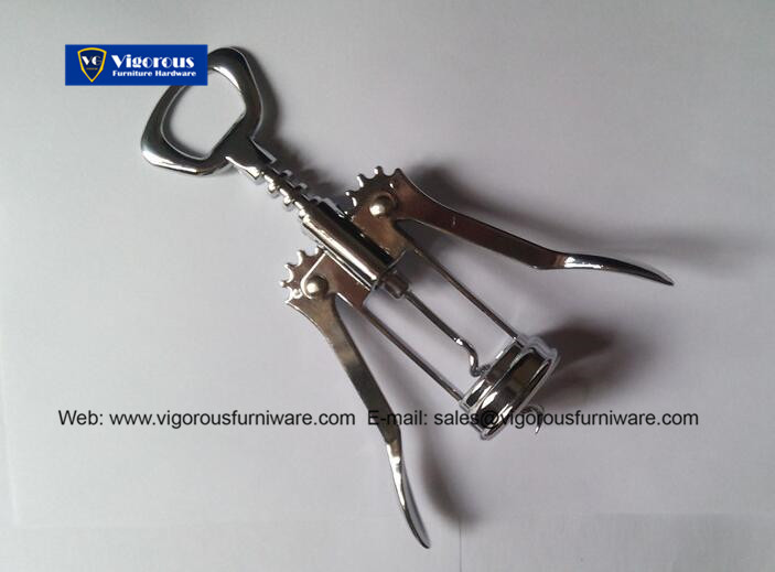 Vigorous hardware of wine opener corkscrew stainless steel06