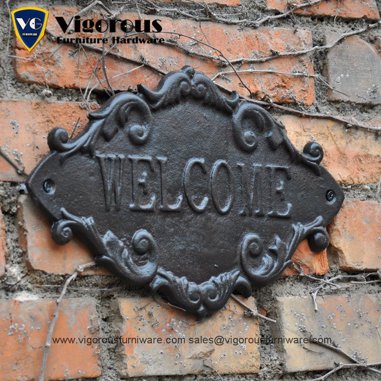 Welcome doorplates 4