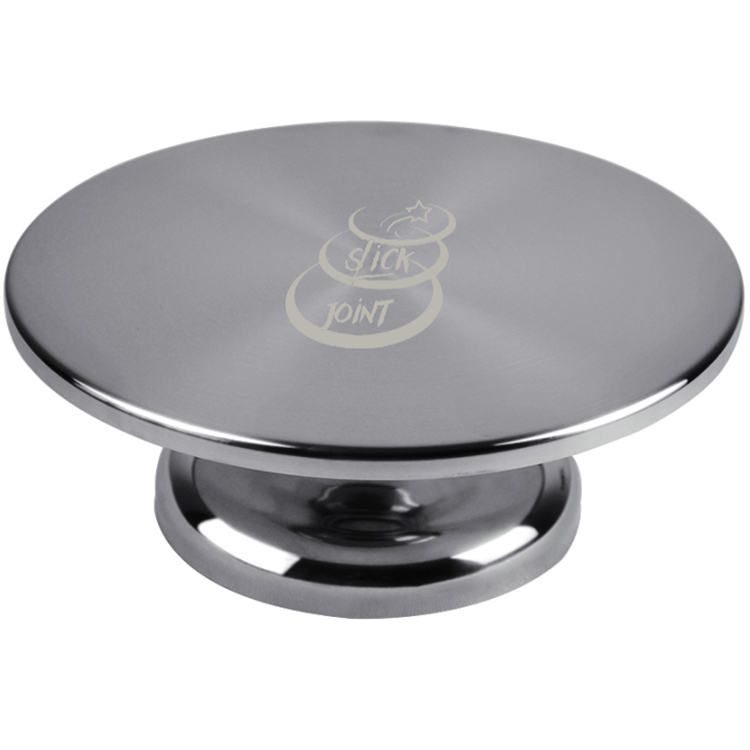 cake rotating turntable with logo