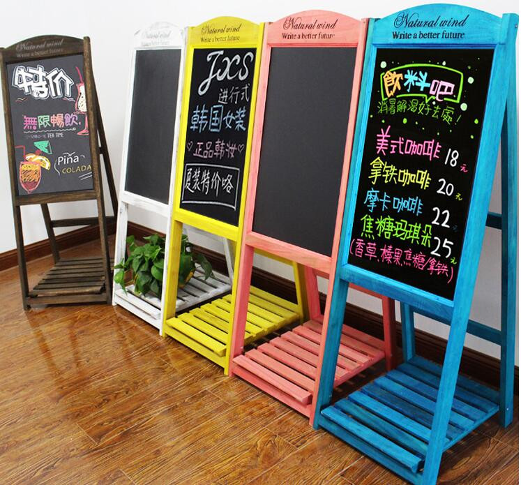 wooden easel original solid wooden poster stand01